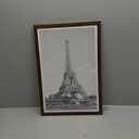 upsimples 12x18 Picture Frame, Display Pictures 11x17 with Mat or 12x18 Without Mat, Wall Hanging Photo Frame, Brown, 1 Pack