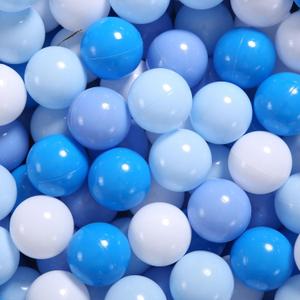 GOGOSO Ball Pit Balls for Toddlers Dogs Baby Boys Girls 2.2Inch Plasticball Toys for Kid Play Tent Birthday Slides Party Decor 50 100 170 200 500 1000 (Blue), 170 balls