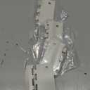 QCAA Flip Action Door Lock, Reversible Privacy Lock with Anti-Lock Out Screw for Child Safe & Home Defense,Matte White, 4Pack, Made in Taiwan