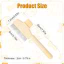 Cat Flea Comb, Pet Hair Removal Brush with Release Button Cat Comb for Short & Long Hair Gentle Deshedding for Cats and Dogs Grooming Supplies (Yellow)