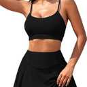 Kisscynest Womens Swim Skirt High Waisted Bikini Sets Two Piece Tummy Control Swimsuits Scoop Neck Sporty Bathing Suit, Size: S