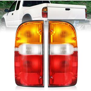 Boine Tail Light Compatible With 1995-2000 Toyota Tacoma Driver and Passenger Side Rear Light Brake Lamps - Bulb and Harness Included 8156004030 8155004030