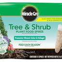 Miracle-Gro Tree and Shrub Plant Food Spikes, For Deciduous, Flowering and Evergreen Trees, 12 Spikes