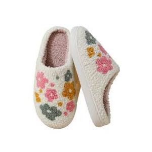 Women Men Plush Strawberry Slippers Cute Fuzzy Slippers Non-Skid Winter Warm Cozy House Indoor Outdoor Shoes Size 40-41 Pack of 2