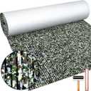 Tinideya Boat Flooring EVA Foam Boat Decking Non Slip Marine Camo Self Adhesive Carpet with Roller Ruler for Kayak Yacht Motorboat(Camo Jungle, 94'' X 47")