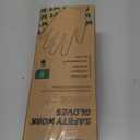 Kebada W1 Work Gloves for Men and Women, PU Coated Safety Gloves with Grip, Touchscreen, Ideal for Warehouse Package Handling, Construction, Gardening, Black Small