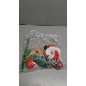 LUCKITTY Christmas Dog Ropes Toy Set - for Small, Medium, and Large Dogs - Includes a Knot Toy, a Snowman, and a Snowflake