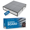 Meliusly Premium 10mm Bunkie Board King Size (76x80'') Patent Pending Low Profile Bed Board Design - Breathable, Noise Minimizing, Moisture Resistant Bunkieboards, Low Profile Bed Support