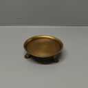 Hapton House 100% Solid Brass Clawfoot Candle Dish - Pedestal Dish - Candle Holder - Jewelry Holder - Perfect for Wax Candles, Rings, and Trinkets
