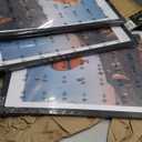 JCJMY 18x24 Picture Frame Set of 3 with 16x20 Mat, Display Photo 16x20 with Mat or 18 x 24 Without Mat, Wall Hanging Large 18 by 24 Poster Frame with Plexiglass, 3 Pack, Black