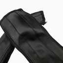 MINILUJIA Soft Smooth Leather Bumper Handlebar Sleeve Protect Case for Baby Stroller Dustproof Protect Cover with Zipper Close One Pair
