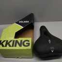 Velmia Bicycle Saddle - Comfortable Saddle for Men and Women - 3 Zone Concept - Waterproof Bicycle Seat with Ergonomic Design