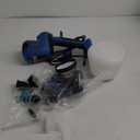 ELPIDIO Paint Sprayer, 700W HVLP Electric Spray Paint Gun, with Cleaning & Blowing Joints 4 Copper Nozzles and 3 Patterns Paint Sprayers for Home Furniture, Walls, Cabinets, Fence, Door etc. EP62. (Blue)