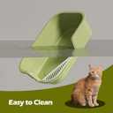 Extra Large Cat Litter Box with High Sides,Cats Boxes for Indoor Cats,Cat Litter Pan for Kitty,Litter Box with Low Entry,Easy to Clean,Anti-Splashing,23.6" x15.7" x5.9" (Grey)