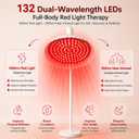 Red Light Therapy for Body Face, FUIART Red Infrared Light Therapy Lamp with Adjustable Stand LED 660nm Red Light and 850nm Infrared Light Therapy Device Home Use, Ideal Gift for Women Men Father's Day