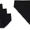 Amazon Essentials Men's Cotton Jersey Brief, Pack of 7 (X-Large, Black)