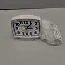 Equity 33100 Electric Silent Analog Alarm Clock with Lighted Dial