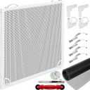 Window Screen Frame Kit 36inX36in Fiberglass Window Screen Replacement Kit Includes Full Set of Tools Suitable for WindowsFramed Mesh Replacement Window Screens, Home, Patio