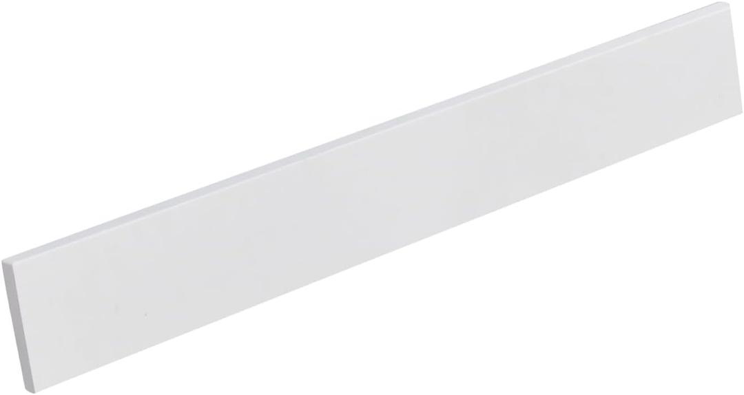 EQLOO 30 Inch Backsplash in Pure White, Quartz Backsplash for Bathroom Vanity Sink Top, 30 in. W x 4 in. H Universal Bathroom Vanity Backsplashes