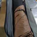 VEVOR 12 * 12ft 6 Sided Pop-up Canopy Shelter Tent with Mesh Windows, Portable Carry Bag, Stakes, Large Shade Tents for Outdoor Camping, Lawn and Backyard, Brown/Beige