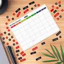 Double-Sided Magnetic Numbers and Months & Dry Erase Calendar Whiteboard,Magnetic Calendar Numbers Month Week Labels Sets for Whiteboard and Refrigerator