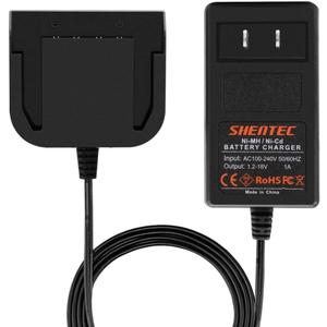 Shentec 12-18V Ni-Cd/Ni-NH Multivolt Battery Charger Compatible with 12V 14.4V Ridgid 130252003 130252002 130254003 130254002 130254008 RB3015 B1214G(Not Fit for Li-ion Battery)