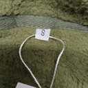 Yanekop Womens Quarter Zip Pullover Sherpa Fleece Jacket Oversized Zip Up Sweatshirt Half Zip Pullover Fuzzy Outerwear (Small, Army Green)