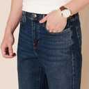 Amazon Essentials Men's Straight-Fit Stretch Jean - Discontinued Colors, Dark Wash, 32W x 33L