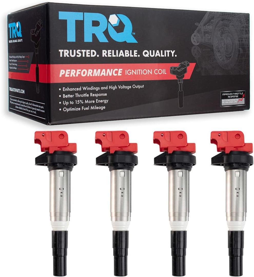 TRQ Ignition Coil Set Compatible with 12-18 BMW 05-16 Mini