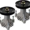 GELASKA 2 Pack 130794 Spindle Assembly with 153535 Mandrel Pulley Replaces Husqvarna 532130794, 539110158, 532173436, 532153535, 532177865, 539112171, Craftsman 173436, 129861, 177865