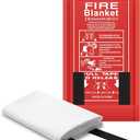 Emergency Fire Blanket for Home and Kitchen - Fire Suppression Blankets for Home, Size 1.0x1.0 m