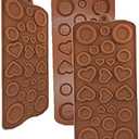 Cute as Button Silicone mold mould cake decoration tool Fondant Chocolate Sugar 2 Molds