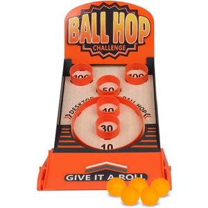 Point Games Ball Hop Game - Collapsible Arcade Games - Solo or Team Home Tabletop Game for Party Activity Birthday - Easy Setup (Small)