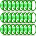 24 Pcs LED Glow Bracelets Sound Activated Music Control Light Up Bracelets for St Patty's Non Candy Goodie Gift Bag Stuffers Treats for Boy Girl For Birthday Party,Carnival,Concerts(green)