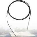 SSC6232 32Ft QC Rotary Steering Cable Fit for SH4910P SH4920P | for SH91190P SH91527P SH91523-1P 32 Foot Boat Steering Cable