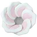 Baby Bath Pad for Infants & Newborns Soft Petal Shape Bathtub & Sink Support Mat, Plush Washable Baby Bath Cushion, Safe & Comfortable Shower Essential Gift (31", Pink)
