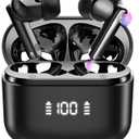 Thunelec Ai Translation Earbuds Real Time with Audio and Video Calls, 3-in-1 Bluetooth 5.3 Translator Earbuds with 6 Translation Modes/164 Languages/No Subscription Required, 48H Headphones Translator