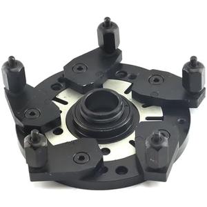 Universal Wheel Balancer Adaptor Fixture Plate, Tire Balancing Machine Clamp, for 36/38/40mm Shaft