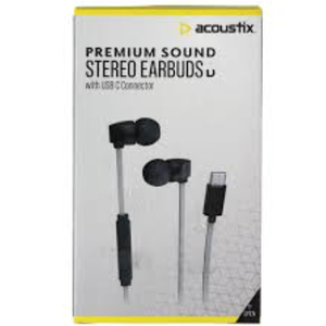 Acoustic Stereo Earbuds