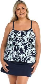 Maxine Of Hollywood Women's Romper One Piece Swimsuit 44