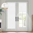 Boolegon Blackout Roller Shades for Windows, White, 21" W x 48" H