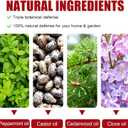 Squirrel Repellent Outdoor, Chipmunks Repellent for Outdoor & Indoor Use, Keep Squirrels Out of Gardens, Bird Feeders & Attics, Safe for People, Pets & Plants 12 Packs