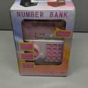 HUSAN Piggy Banks Money Banks for Kids, Electronic Password Code Money Banks ATM Banks Box Coin Bank for Children Boys and Girls (Light Pink)