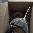 LAREX Baby Swing Infant Swing Electric Toddler Baby Rocker Portable for Newborn Boy Girl, 5 Sway Speeds with Remote Control, 10 Preset Melodies and Bluetooth, 0-6 Months Max 20 Lbs (Black)