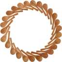 Boao 50 Pcs Small Wooden Spoons, 3.5'' L, Mini Wood Natural Tiny Spoons Wooden Little Teaspoons for Jars Sugar Creamer Honey Spices Salt Kitchen Supplies (Light Brown)