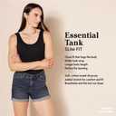 Amazon Essentials Womens Slim-Fit Tank Top (XX-Large, Navy/Yellow)