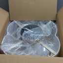 20" Boho Ceiling Fan with Light, Rattan Caged Flush Mount Ceiling Fan with Light Remote Control, Enclosed with 6 Speeds for Bedroom, Living Room, Foyer, Nursery (Beige)