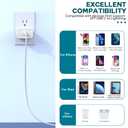 Fast Charger iPhone,iPhone Charger Fast Charging 2Pack USB C Wall Charger Block Fast i Phone Chargers 6FT Type-C USB C to Lightning Cable Cord for iPhone14/14Plus/13/12/11 Pro Max,Mini,8,iPad/AirPods