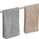 Brushed Nickel Towel Bar, 24 Inch Towel Racks for Bathroom Wall Mounted, Thicken SUS304 Stainless Steel Heavy Duty Hand Towel Holder Organizer, Bathroom Accessories, Total Length 26.5 Inch