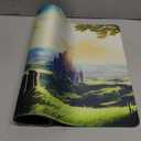 VNDL Gaming Mouse Pad XXL Extra Large Extended Non Slip - Anime Gaming Mouse Mat, Green, Black, Microfiber Cloth, Rubber, 31.5 x 15.7 in